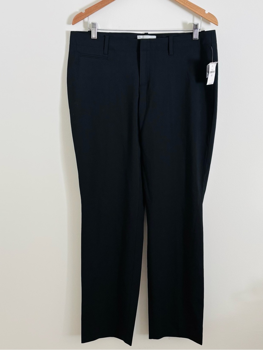 NWT GAP True Straight Trouser Pants in Black